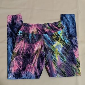 Watercolor Capri Leggings